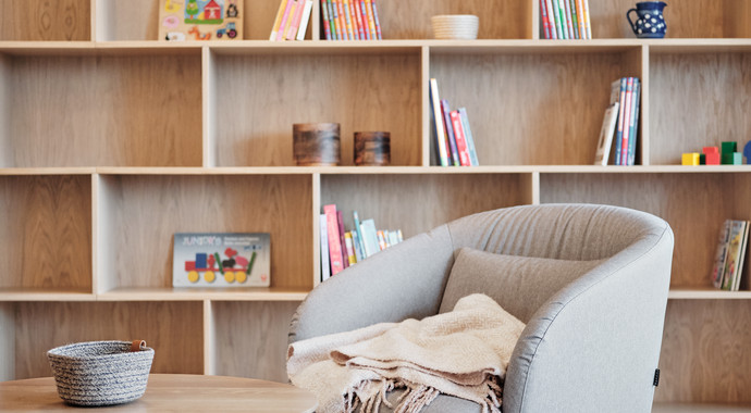 kamal wood armchair lounge high by rossin